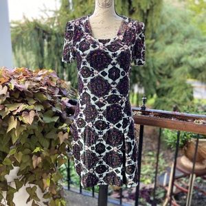 See By Chloe crinkle velvet tunic dress